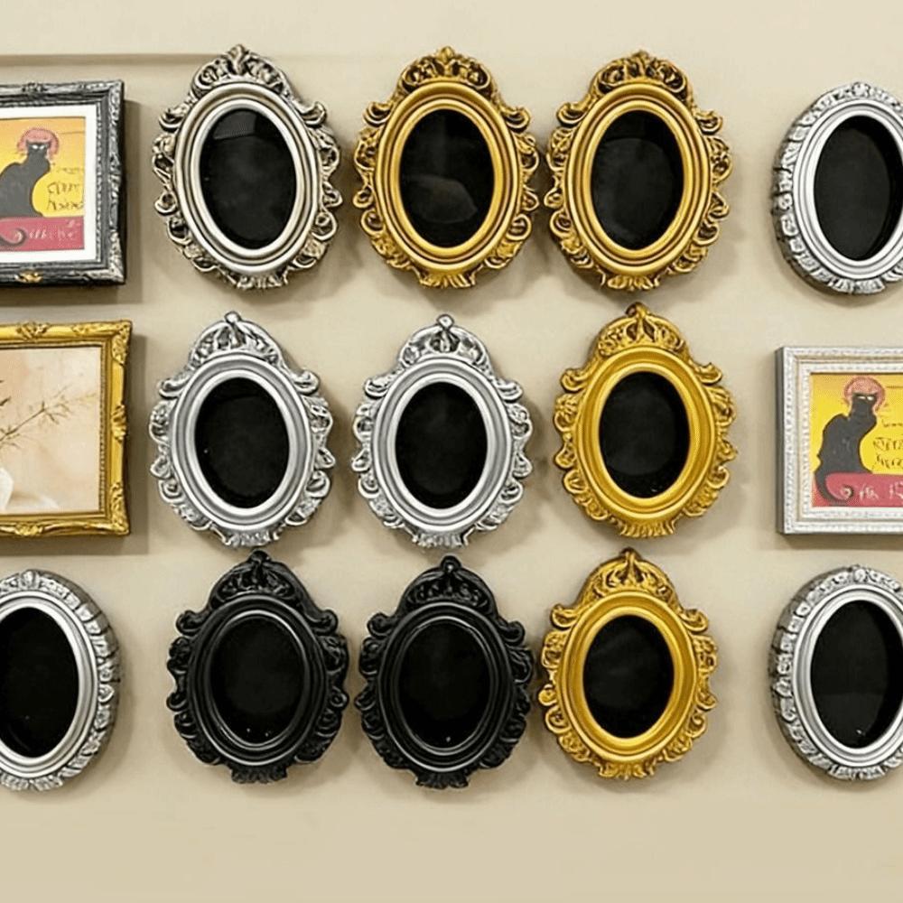 Mini-Fotorahmen aus Kunststoff Kühlschrankmagnet Fotografie-Hintergrunddekoration