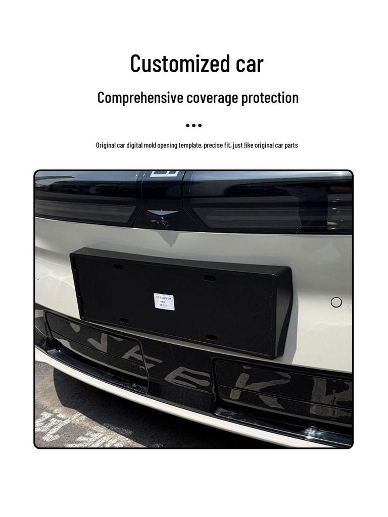 2025 Zeekr 007 GT Nieuwe Energie Groen Kentekenplaathouder