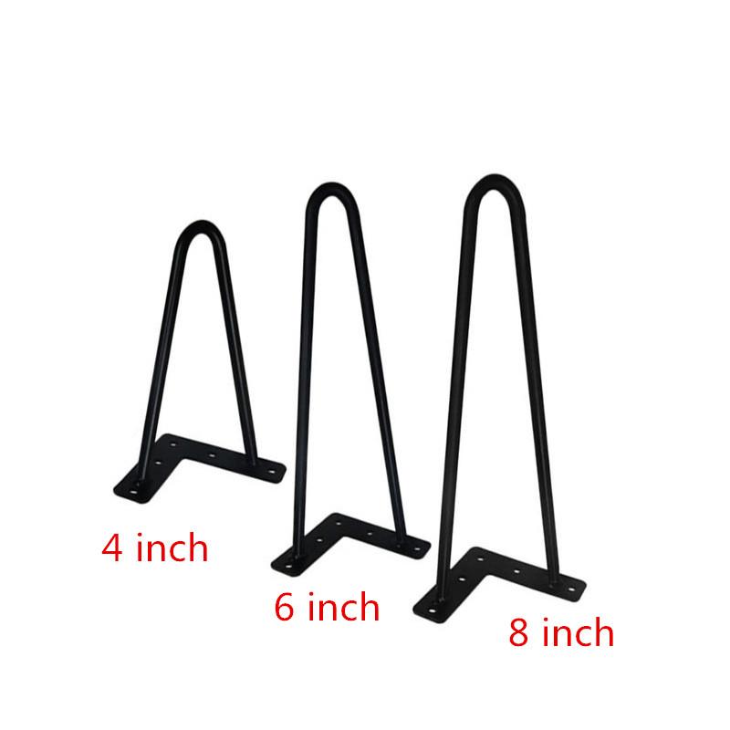 4ks 4/6/8 palcové Železné Kovové Stolové Nohy Domácí Doplňky Jednoduché stolové nohy moderní nábytek drátěné nohy