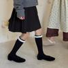 Sweet Lace Vertical Striped Thickened Loop Socks for Warmth In Autumn and Winter, Boneless Pile Socks for Women