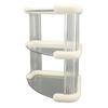 Desktop Corner Stand Multipurpose Simple Stylish Large Capacity 3 Tiers Corner Storage   for Bathroom Kitchen  