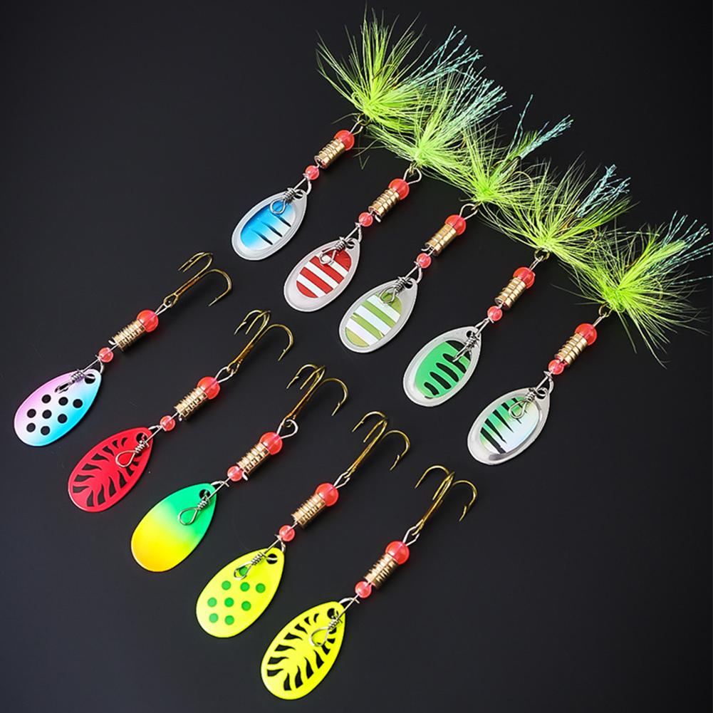 10pcs Boxed Metal Spoon Spinner Fishing Lure 3g Fishing Wobblers Artificial Bait Rotating Spoon Kit Fishing Gift for Dad Father