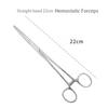 1pc Stainless Steel Hemostatic Forceps Surgical Forceps Tool Hemostat Locking Clamps Forceps Fishing Pliers Curved/Straight Tip 3