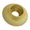 Edges Grinding Wheel 3 Inch 60 Grit Profile Hand Wheel for 20mm Thick Ceramic Tiles Quartz Marble Granite