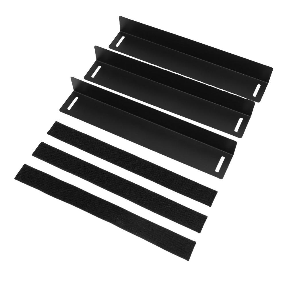 3Pcs 30x5cm Rear Trunk Organizer Black Car Trunk Panel Durable Trunk Divider Board For Travel