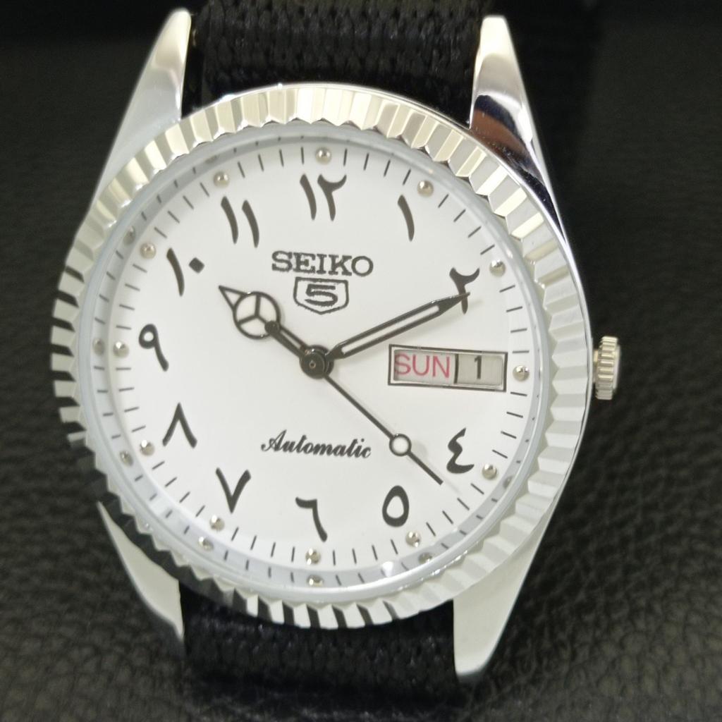 REFURBISHED VINTAGE SEIKO 5 AUTOMATIC 6309A JAPAN MENS ARABIC WATCH a441491-5 Sk-a441491