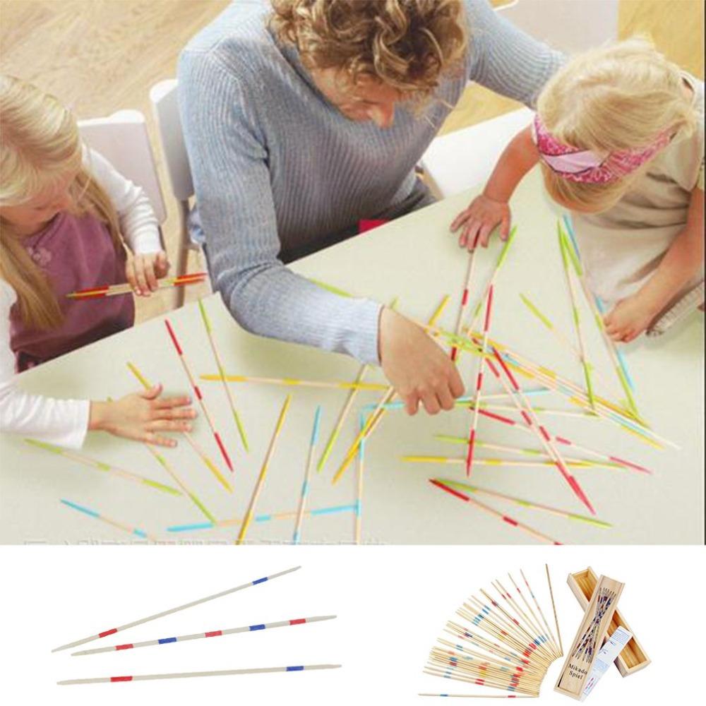 Toys Educational Toys Wooden Pick Up Sticks Wooden Math Toys Pick Up Sticks Set Pick Stick Game