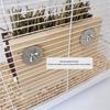 Hanging Chew Toy Hays Feeders for Small Pet Rabbits Cosist of Natural