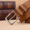 Belt Men'S Pu Imitation Leather Boys' Belt Retro Business Casual Pin Buckle Belt Men'S Belt