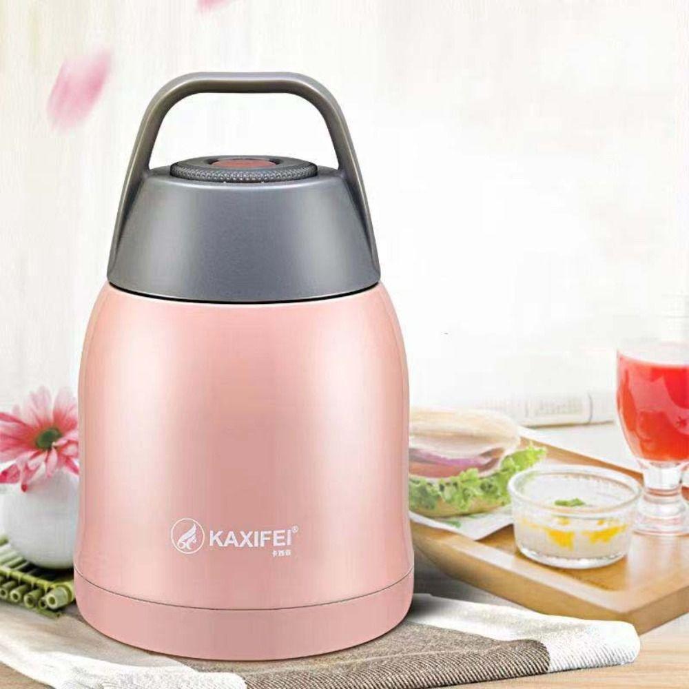 Leak-Proof Insulated Cup Large Capacity Thermos Bucket Vacuum Cup Thermal Breakfast Cup  Breakfast