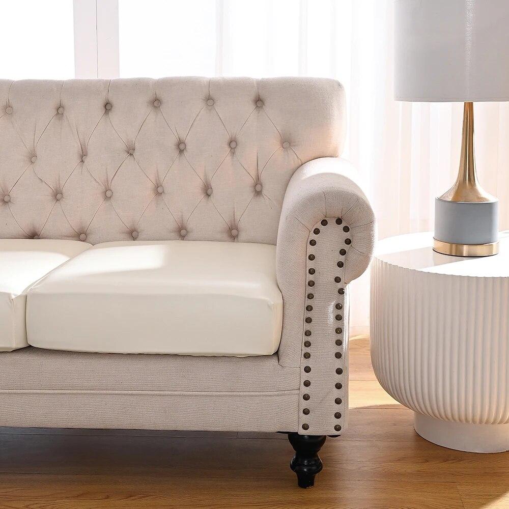 PU Waterproof Sofa Cushion Covers Elastic Sofa Seat Slipcover for Living Room Sofa Cover AirChair Couch Cover Home Decor Cover