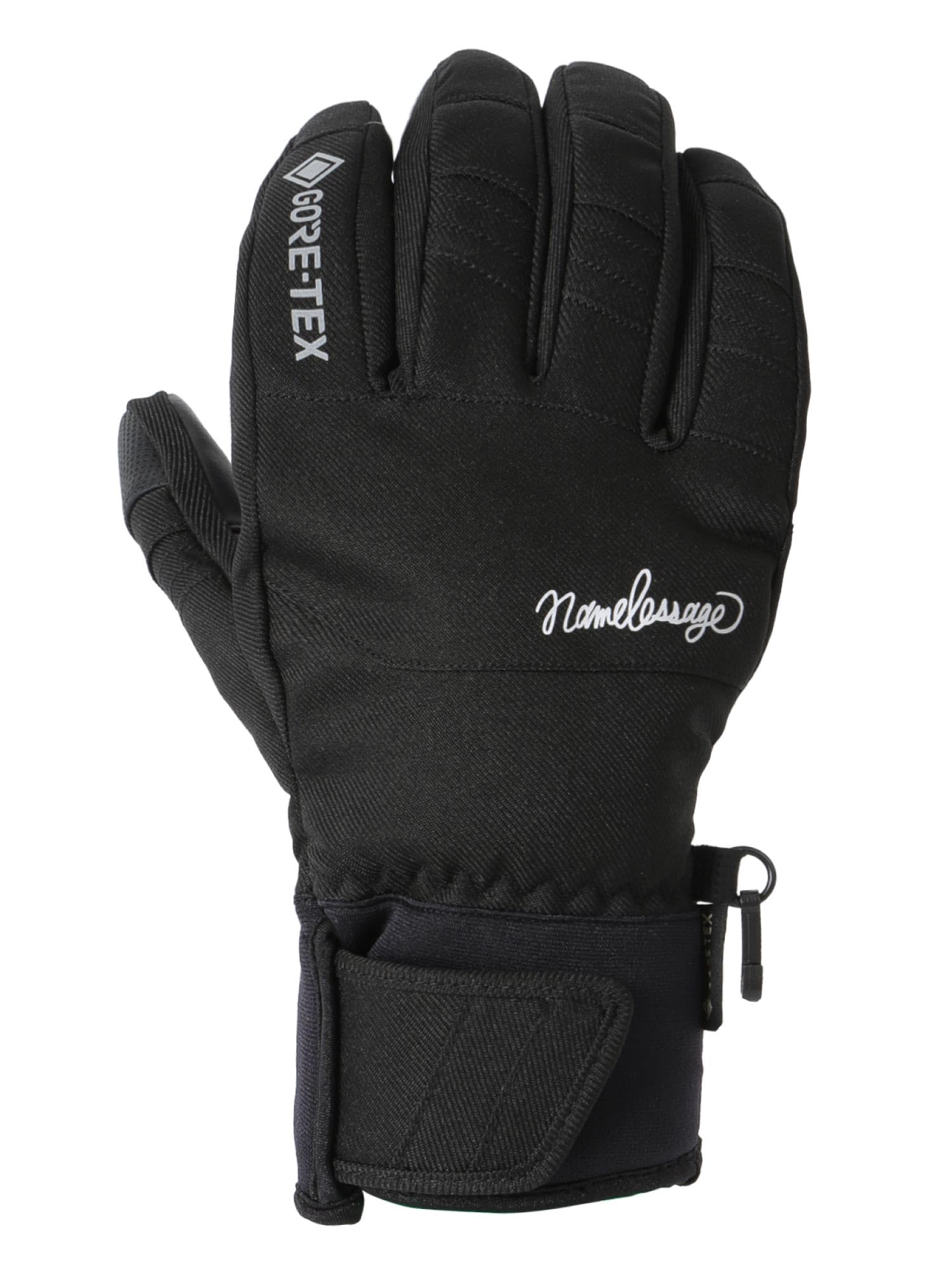 

Namelessage Ski Gloves for Men and Women, GORE-TEX, 3D Stitching for Easy Grip, AGE-410S, Black, XL Size, Gloves, Snow Gloves, GORE-TEX