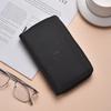 PU Leather Passport Holder with Magnetic Snap Closure, RFID Protection, and Anti-Theft Features – Durable Multifunctional Document Wallet