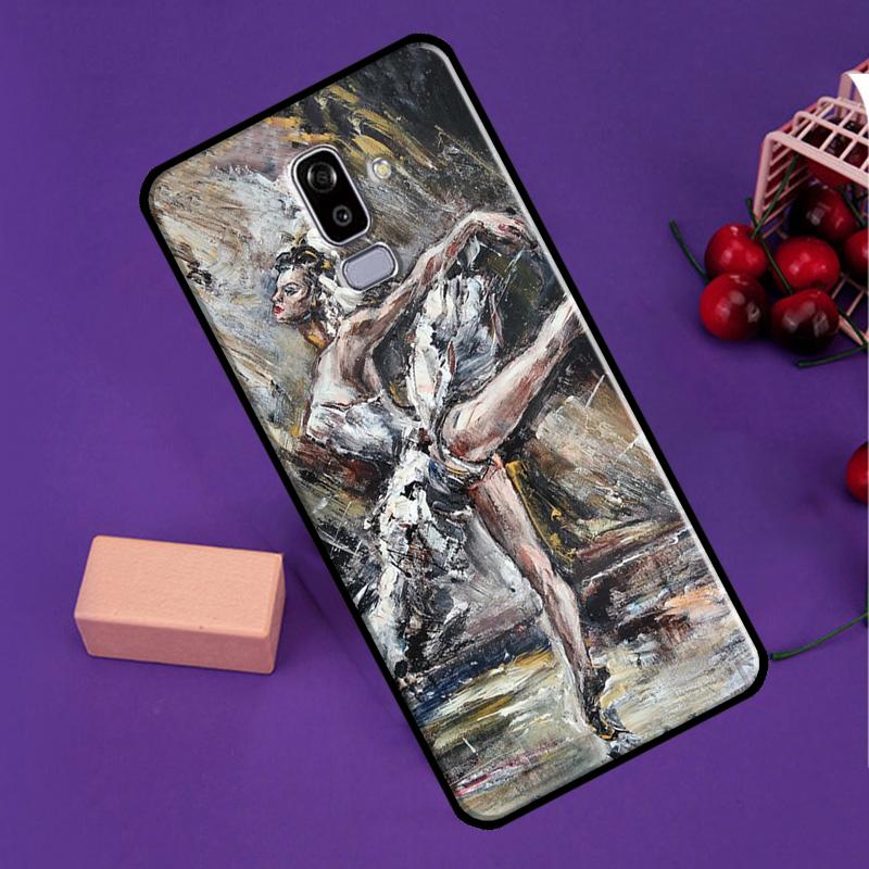 Swan Dance Ballet For Samsung Galaxy M06 M31 M11 M13 M53 M12 M32 M52 M35 M55 M15 M14 M34 M54 M16 M36 M56 Case