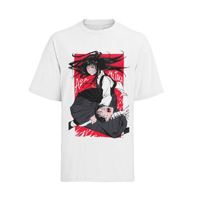 Chainsaw Man Asa Mitaka Waifu Killer Manga Anime T-Shirt da Uomo Cotone