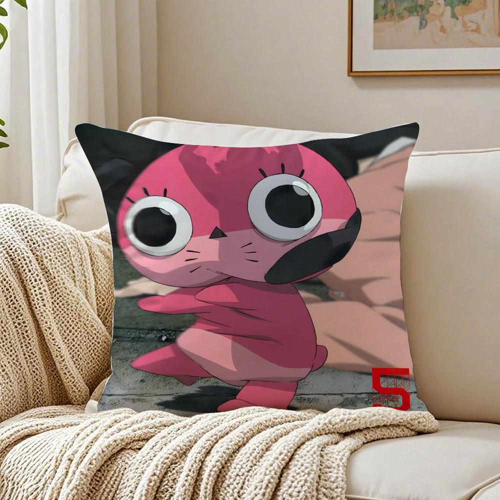 Dark Anime PParanoia Agent Cushion Cover Linen Pillowcase Soft  for Sofa Bed Home Room Decor