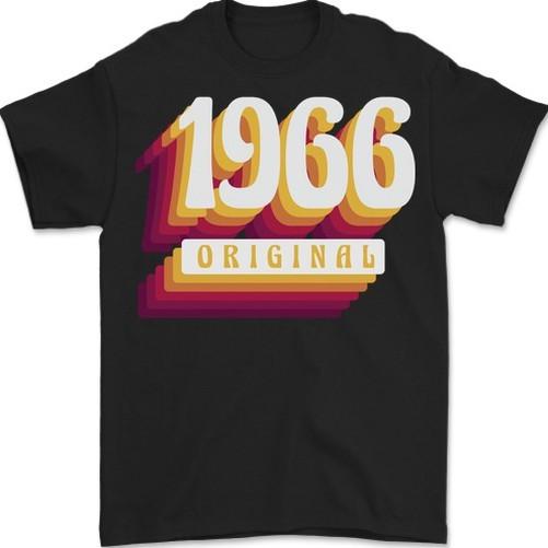 Retro 60th Birthday Original 1966 Mens T-Shirt 100% Cotton 3XL