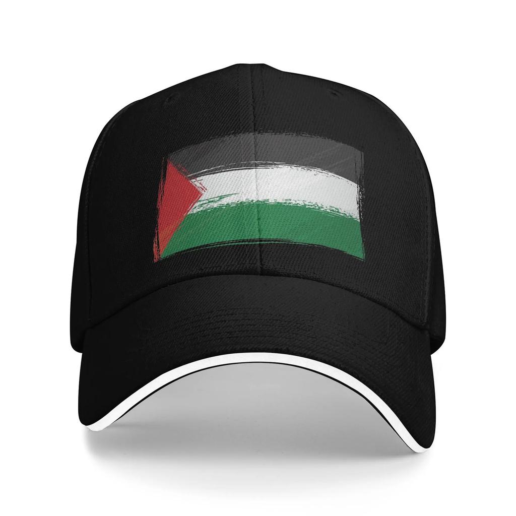 Palestinian flag Casual Baseball Cap Summer  Trucker  Sunscreen Hiking Fishing Snapback Cap Unisex Streetwear Baseball Caps