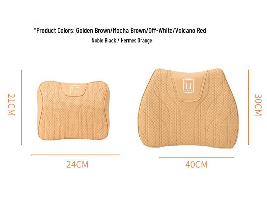 All-Season Car Interior Set: Fits Tank 300 Headrests & Tank 500 Seat Cushions, Includes Lumbar Supports, One-Piece Breathable Design.