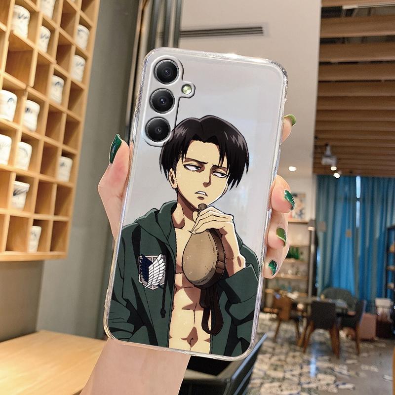 

М який прозорий силіконовий чохол з малюнком аніме для Samsung A55 M35 S24 Xiaomi Redmi Note 13 Poco C65 Камера iPhone Протиударний захисний чохол iPhone 15 Plus