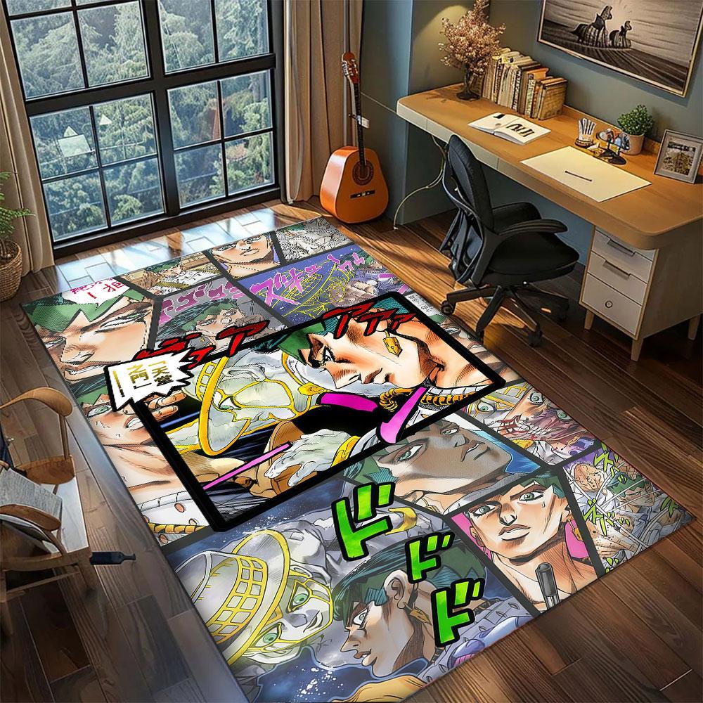 Josuke Higashikata JoJo Carpet for Living Room Bedroom Home Decor Cool Movie Mat Play Floor Mat