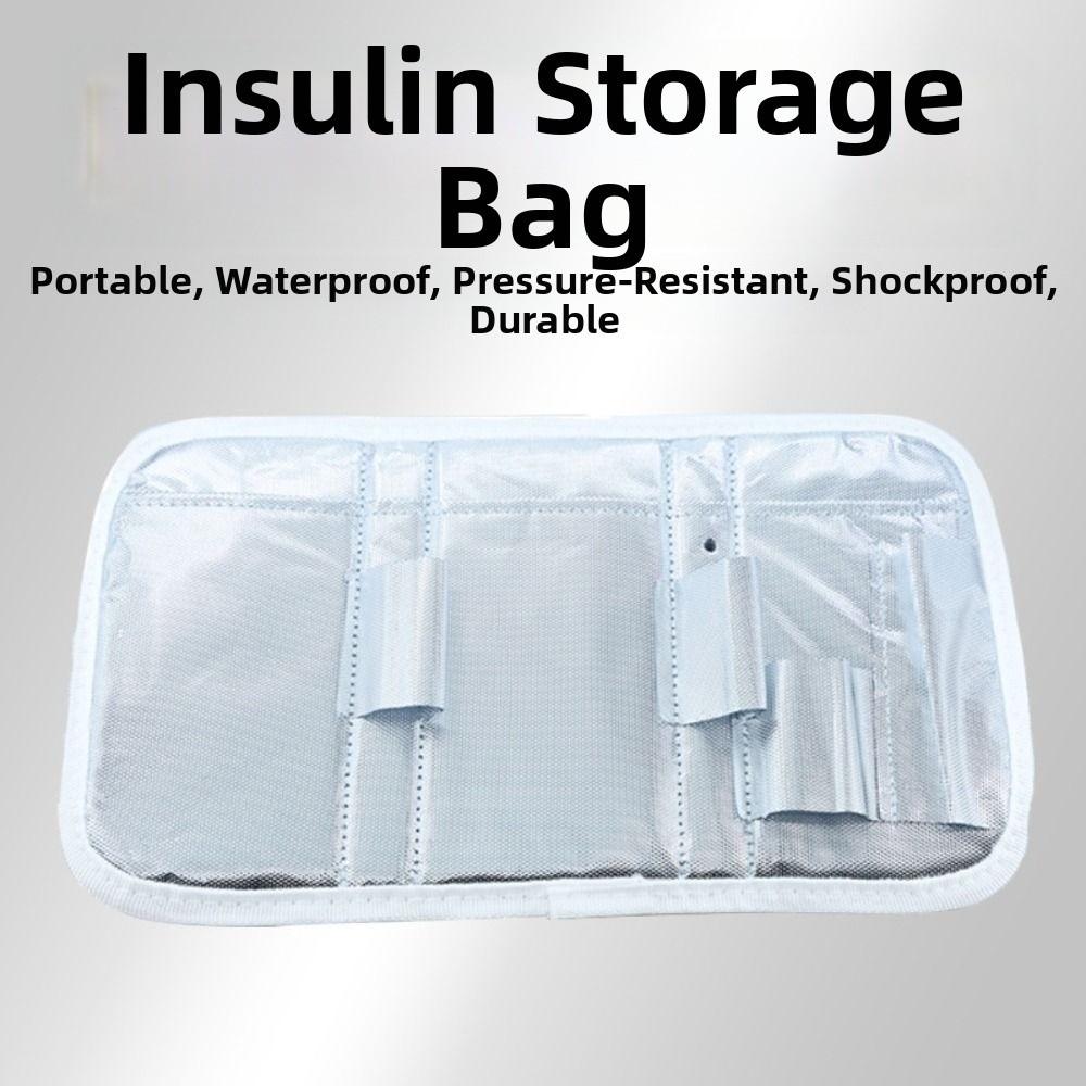 Protective Insulin Carry Case Foldable Insulin Cooler Practical Insulin Cooling Bag Travel