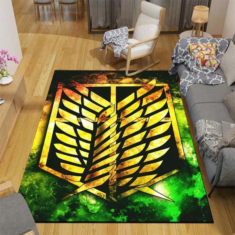 Fashion A-attack On T-titan Carpet for Living Room Bedroom Area Rugs Kitchen Un-slip Floor Mat Alfombra Birthday Gift Poster Mat