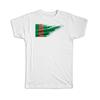 Geschenk-T-Shirt : Turkmenistan Flagge Turkmenisch Reisen Auswanderer Land Künstlerisch