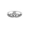 Pandora Fashionable Seven Vaulted Hollow Crown 925 Silver Ring Women's Silver Silver ring 13