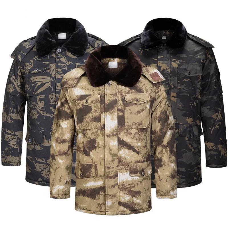 Men Winter Warm Thick Windproof Parkas Jackets Coat Men Casual Parkas Hooded Cotton Coat