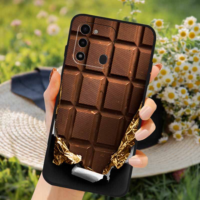 For Tecno Spark GO 2022 Case 2024 Cat Cartoon Soft TPU Silicone Phone Case For Tecno Spark 8C Cover Protective Spark8C KG5k KG5j