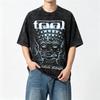 Vintage Werkzeug Band Lateralus Heavy Metal Rock Musik Lässiges Damen T-Shirt Unisex Tee Top Herren Baumwolle Kurzarm Gewaschenes T-Shirt