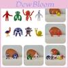 Bunte Garten-Banban-PVC-Figuren Regenbogenmonster Kindergartenpuppen