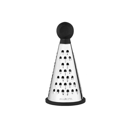 Stainless Steel Cone Grater with 3-in-1 Blades Multi-Function Cheese Garlic Shredder Dishwasher Safe Essential Kitchen Tool for Fine Coarse Grating