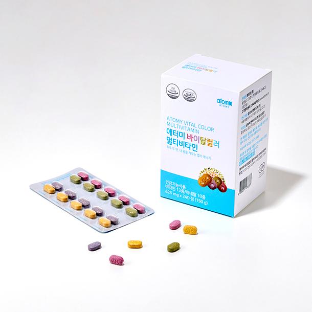 Atomy Vital Color Multivitamin (240 Tablets, 2 Month Supply)