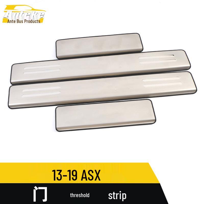 ASX Door Sill Strips (13-19) Bright Pedal Anti-Scratch Scuff Stickers