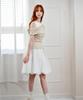 Keulleiseu Semi Off-Shoulder Asymmetrical Layered T-Shirt