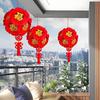 Chinese Red Paper Lanterns Festival Decorations Celebration Supplies Waterproof Assorted Sizes For  Year