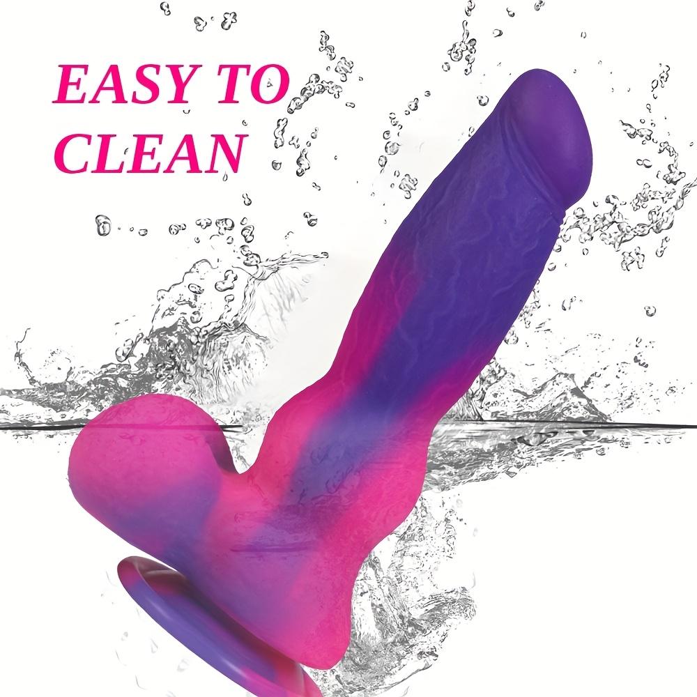 Silicone Realistic Dildo for Women, Handheld G-Spot Massager for Intimate Pleasure, Waterproof Adult Sex Toy for Couples
