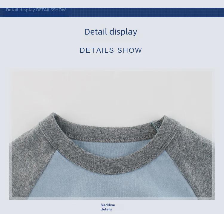 27kids Kinder Herbst 2025 Jungen Langarm Unterzieh-T-Shirt im koreanischen Stil