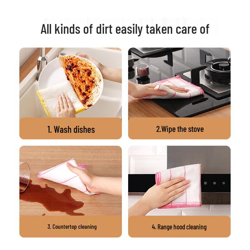 Meyar Soft Absorbent Kitchen Cleaning Cloths