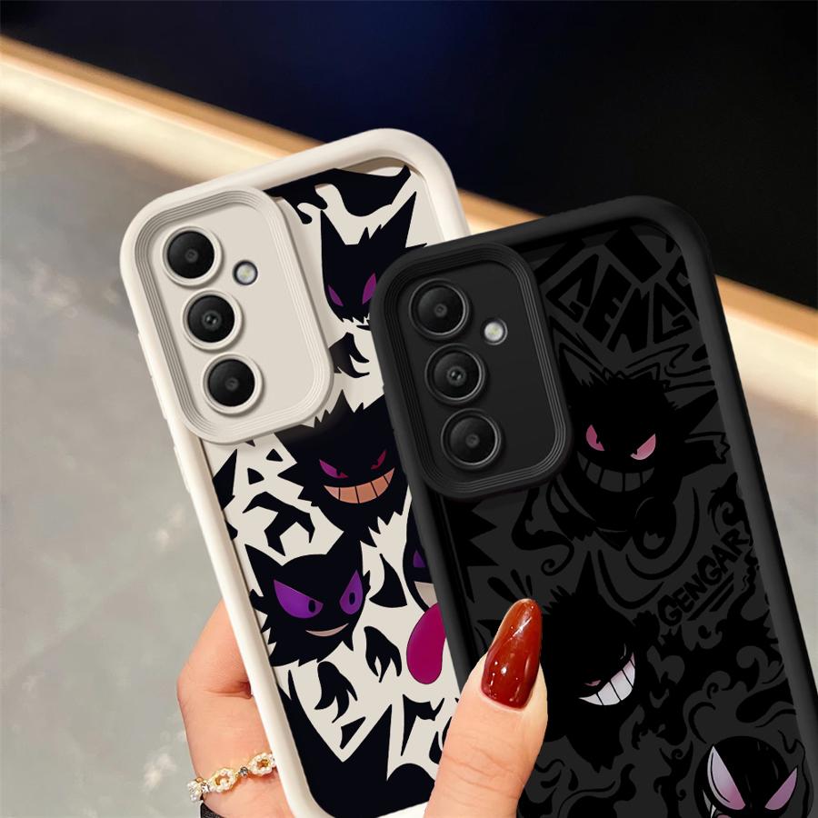 Case for Samsung Galaxy A56 A73 A35 A52 A55 A25 A26 A32 A36 A24 A22 A21s A54 Phone Cover Pokemon Cool Gengar