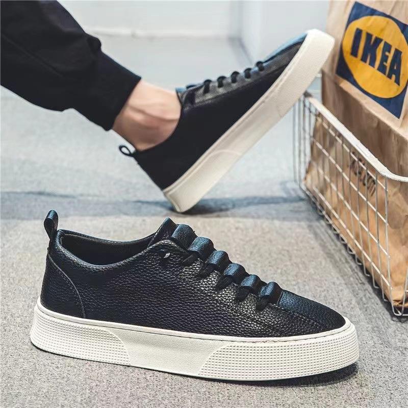 Men's shoes spring and autumn 2024 new sports and leisure board shoes men's autumn one-pedal comfortable men's shoes little white tide shoes