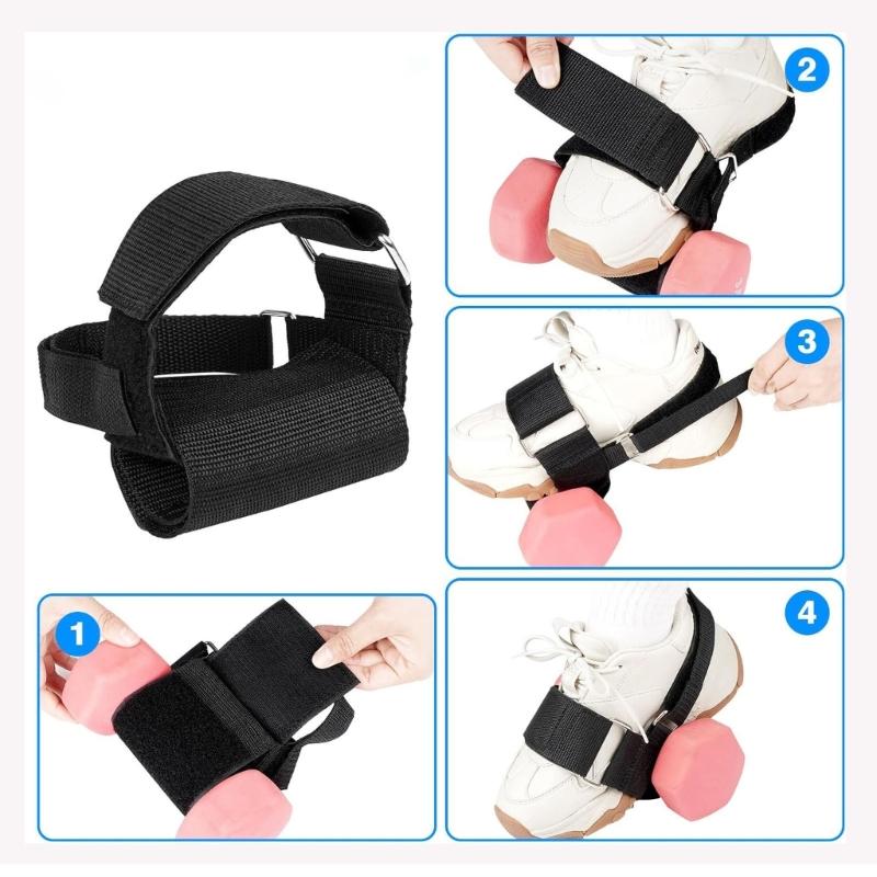 Regulable Ankle Support Comfortable Durability Nylons Nonslip Ankle Strap For Homes Gym Workouts
