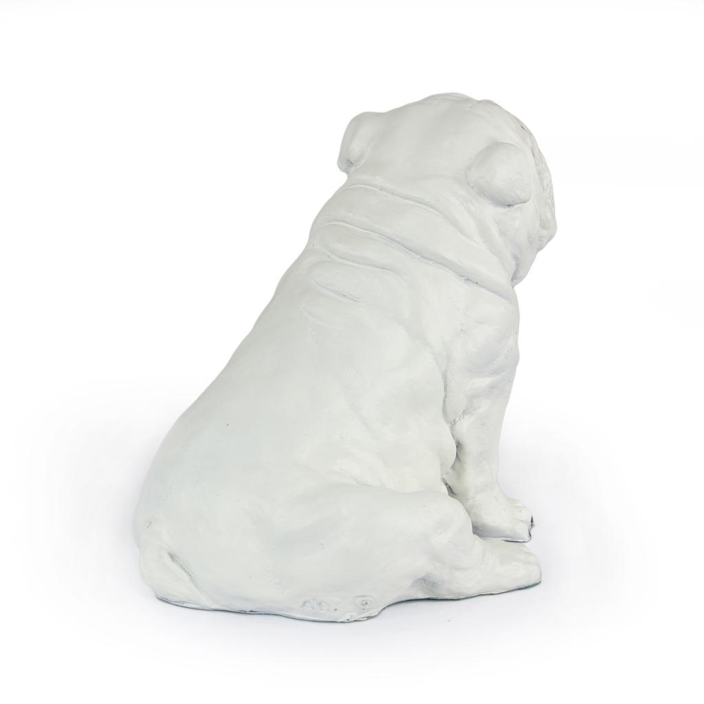 Bulldog, English Bulldog, British Bulldog II - Dog Statue, Sitting Dog for Desk, Decoration for the Living Room of a Dog Lover by Art-Dog