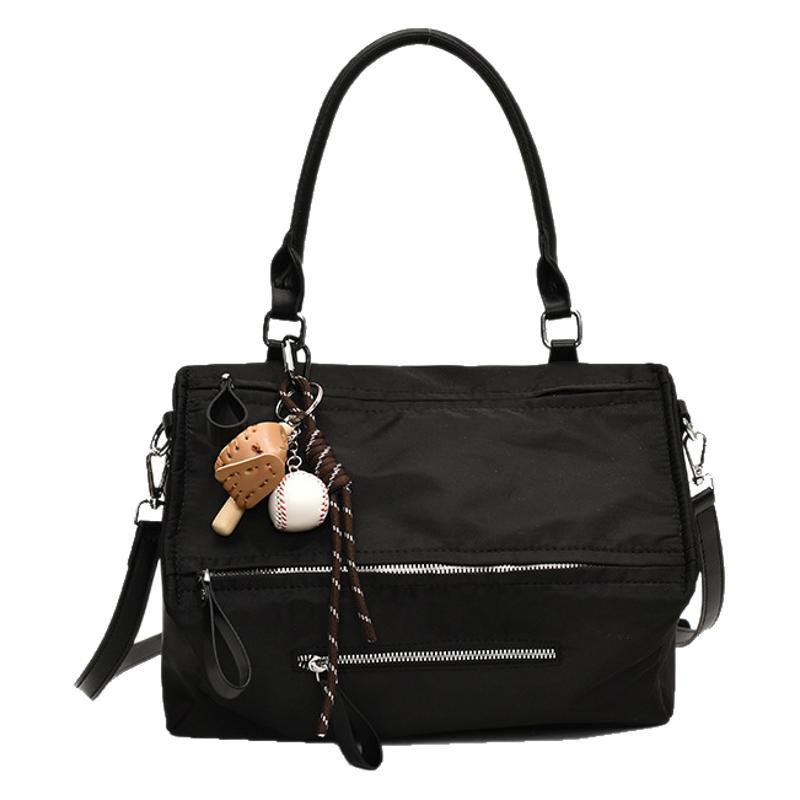 Retro large-capacity tote bag women's 2025 new casual versatile shoulder messenger bag to work commuter bag