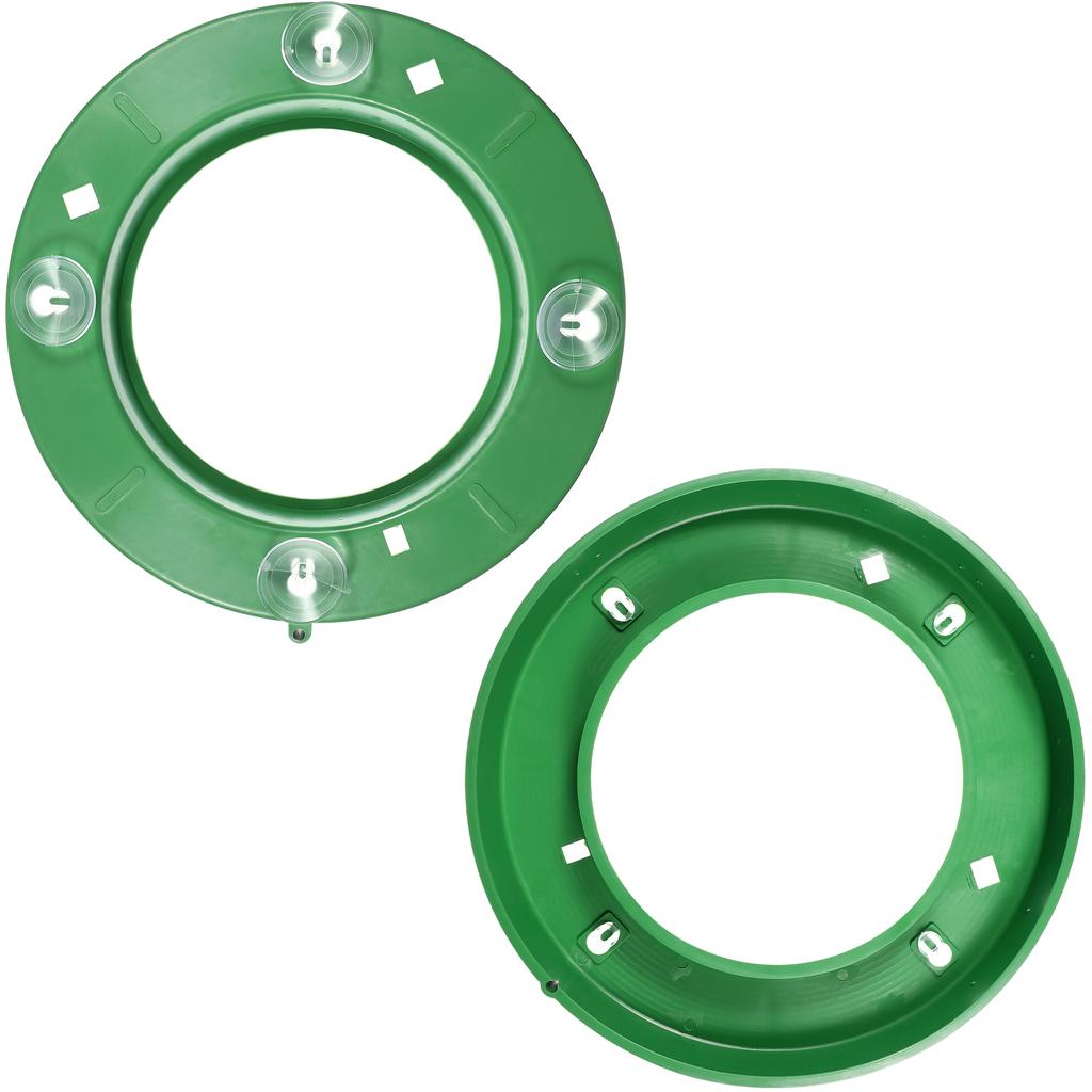 Floral Foam Rings Suction Cups Wreath Base Garland Ring Flower Arrangement Tool Plastic Circle Wedding Pots Planters Garden