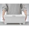Inomata Chemical Plastic Dish Drainer, White, Approx. 22 X 42 X 16cm High, Separate Dish Drainer, Made In Japan, 0048