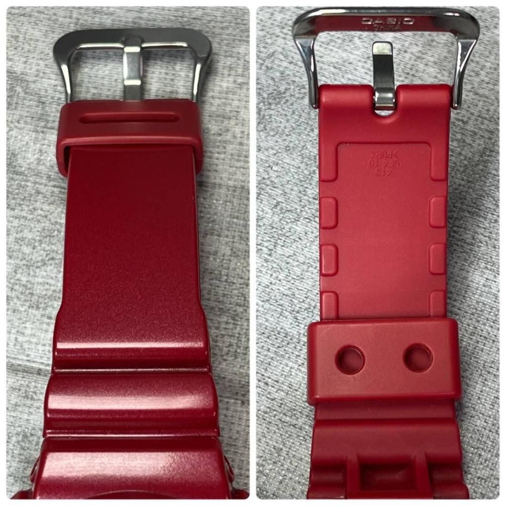 CASIO Red Digital Watch Y2K Street G-SHOCK DW-6900MF-4 Men's