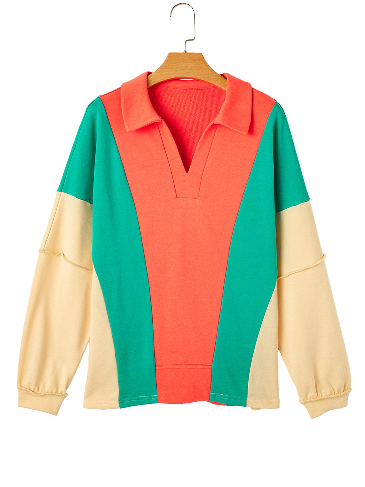 

Европейский и американский трендовый женский свитшот свободного кроя - осенний пуловер с длинным рукавом S оранжевый